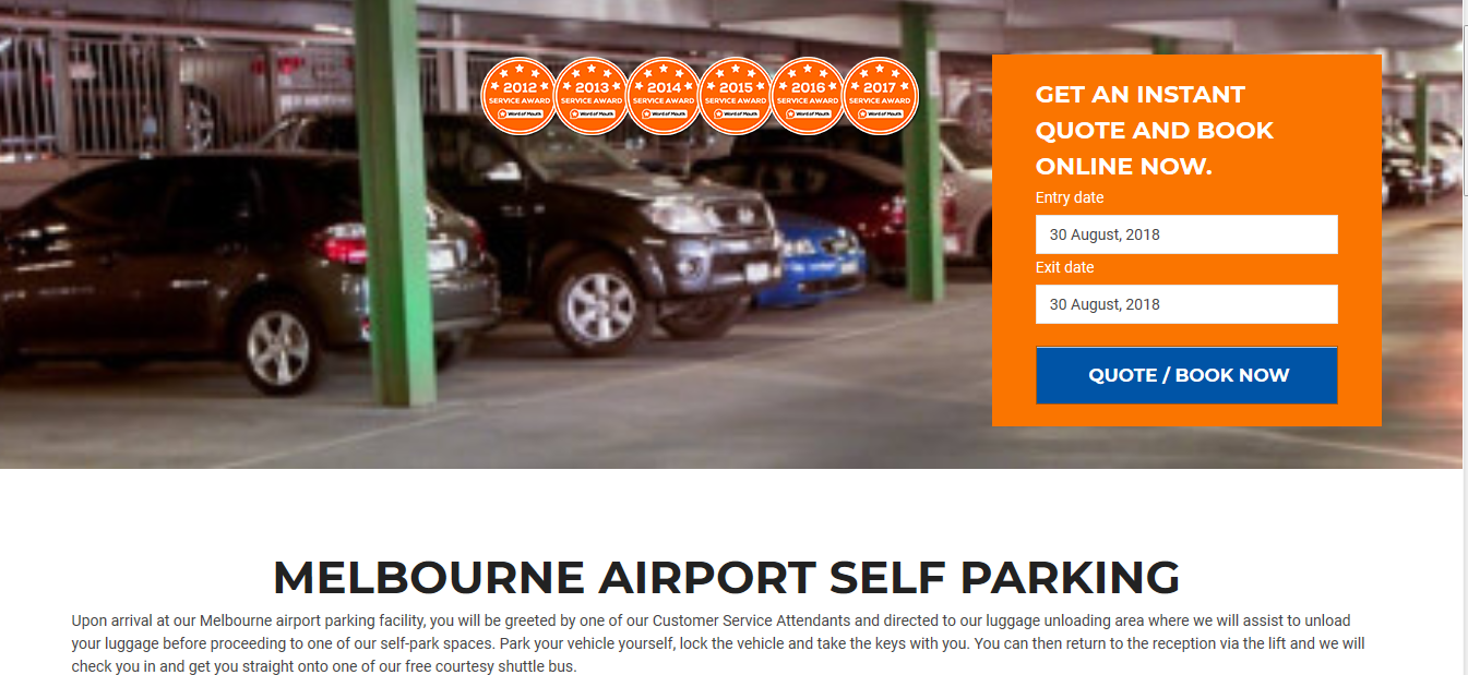 ace parking melbourne airport review
