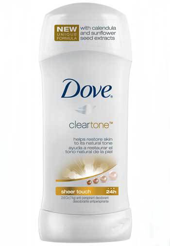 dove clear tone deodorant review