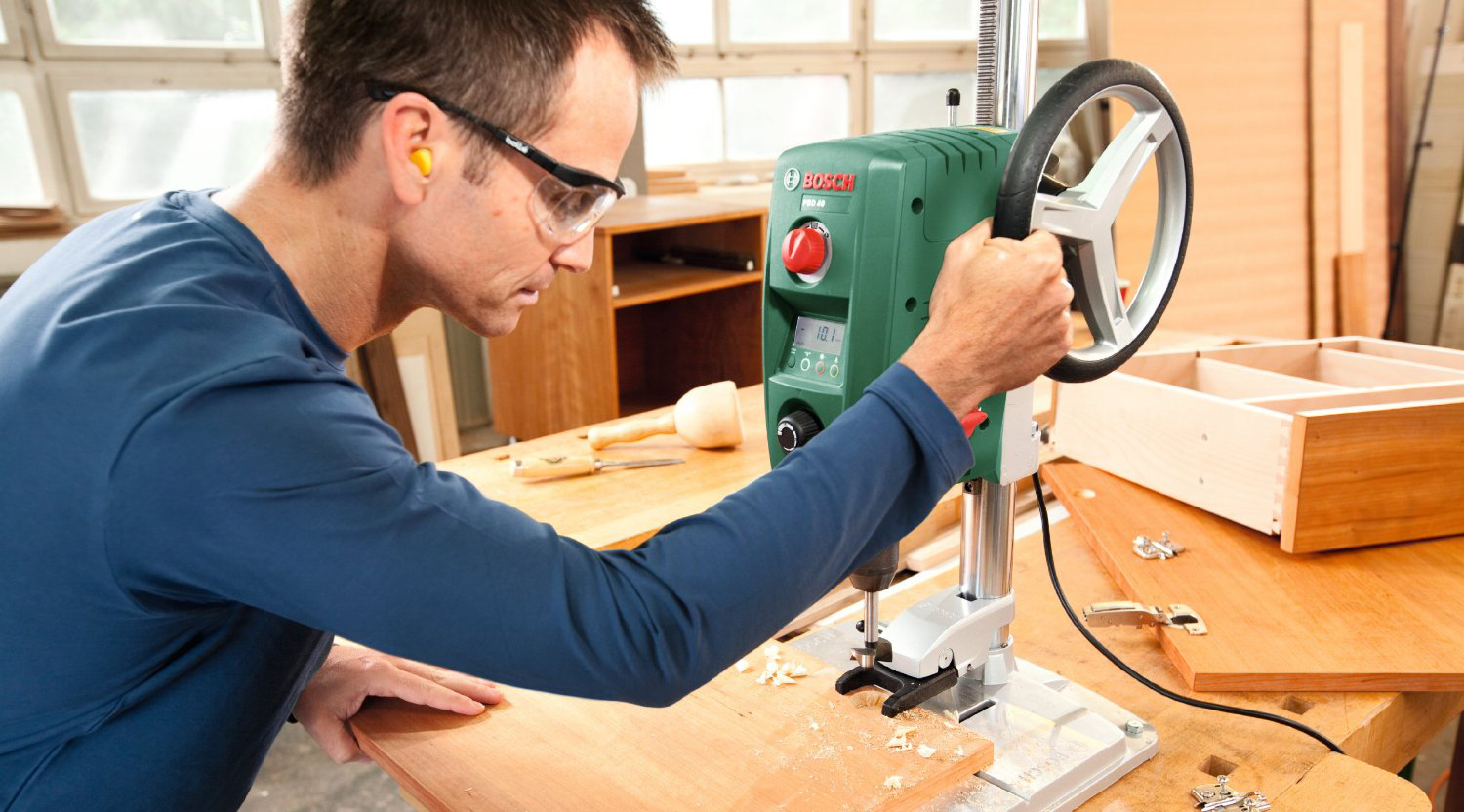 bosch 710w corded bench drill review