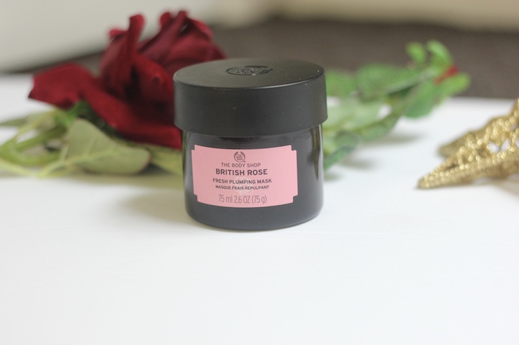 body shop british rose plumping mask review