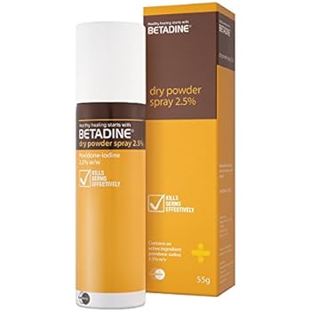 betadine dry powder spray review